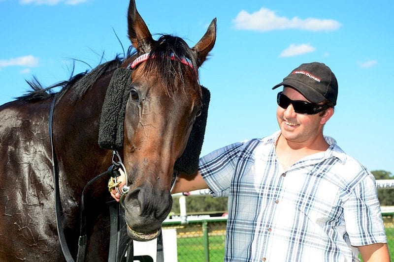 Baby Don't Cry and trainer Craig Widdison