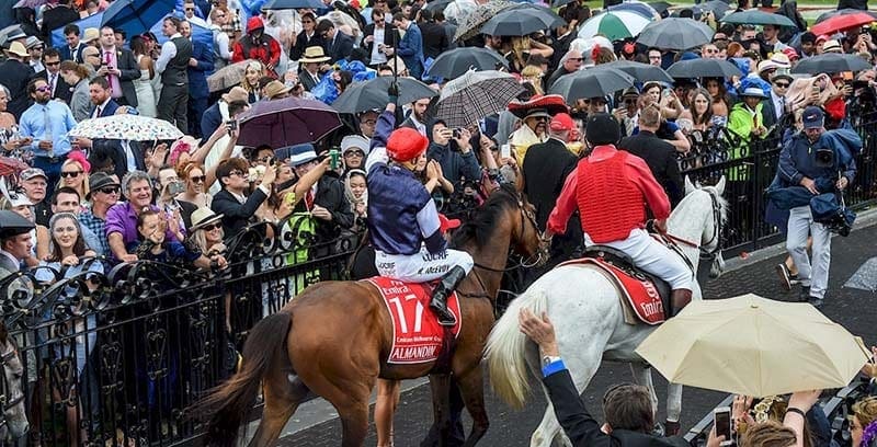 Almandin and McEvoy celebrate 2017 Melbourne Cup