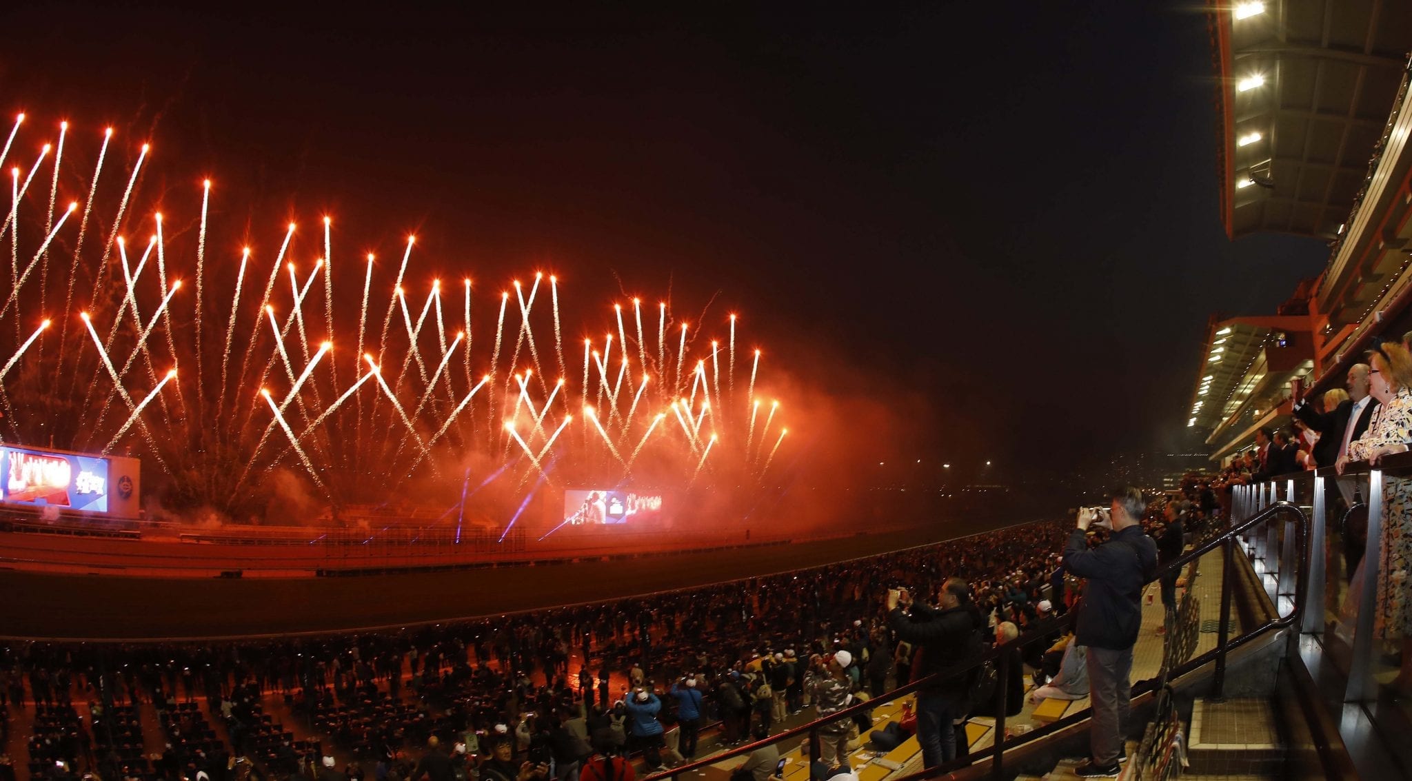 Hong Kong International Races fireworks