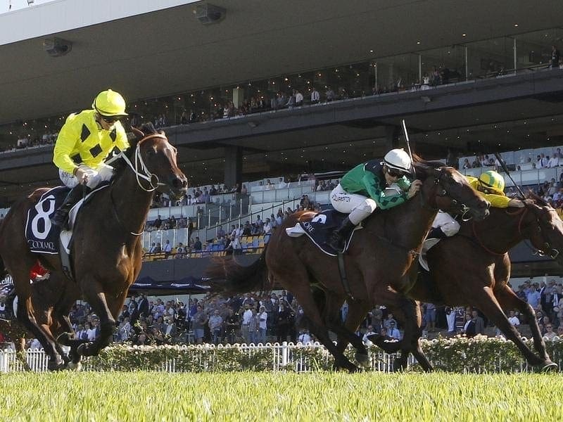 Three-way finish to the 2017 Coolmore Classic.