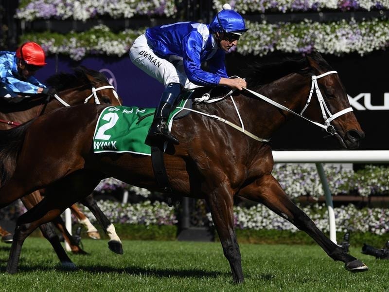 Winx wins the Turnbull Stakes.