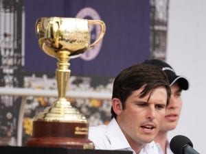 James Cummings with Melbourne Cup hope