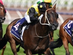 In Her Time wins Group 1 Lightning Stakes