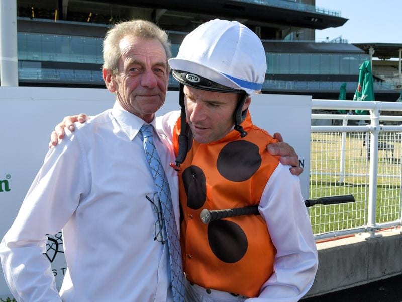 Trainer Gerald Ryan and jockey Tommy Berry.