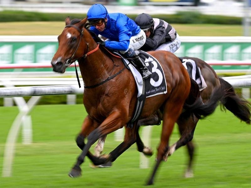 Coruscate wins at Randwick.