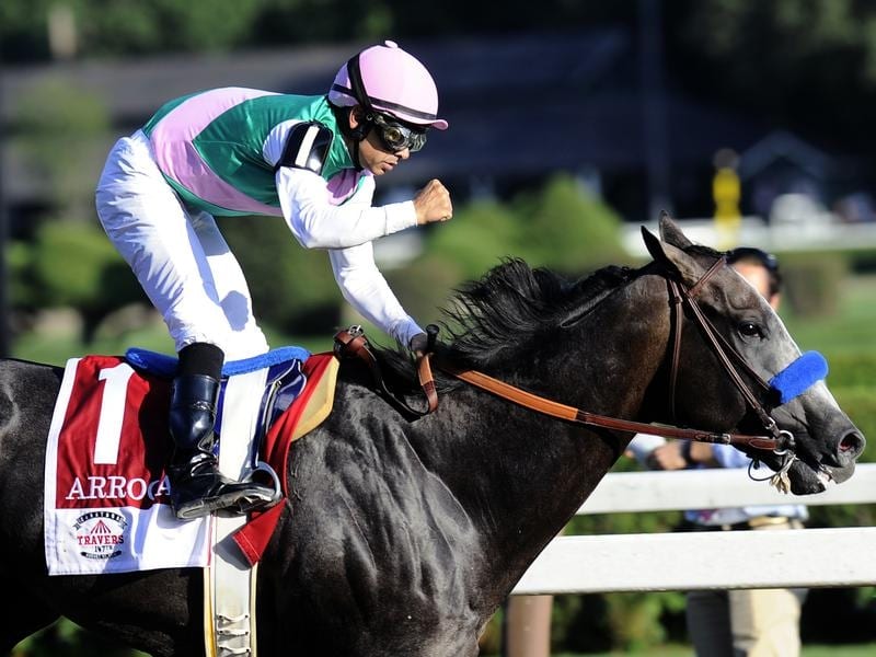 Prized stallion Arrogate has been euthanised in the US