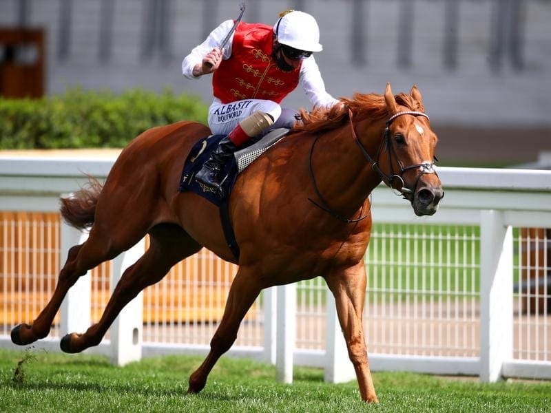 Adam Kirby riding Golden Horde