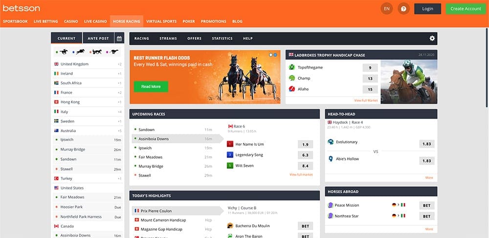 Betsson Horse Racing