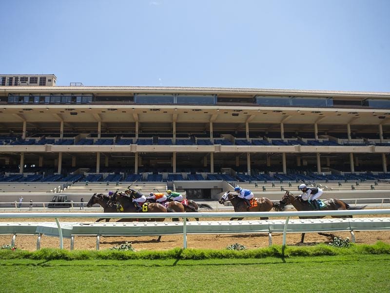 A COVID-19 outbreak among jockeys has put a stop to racing at Del Mar.