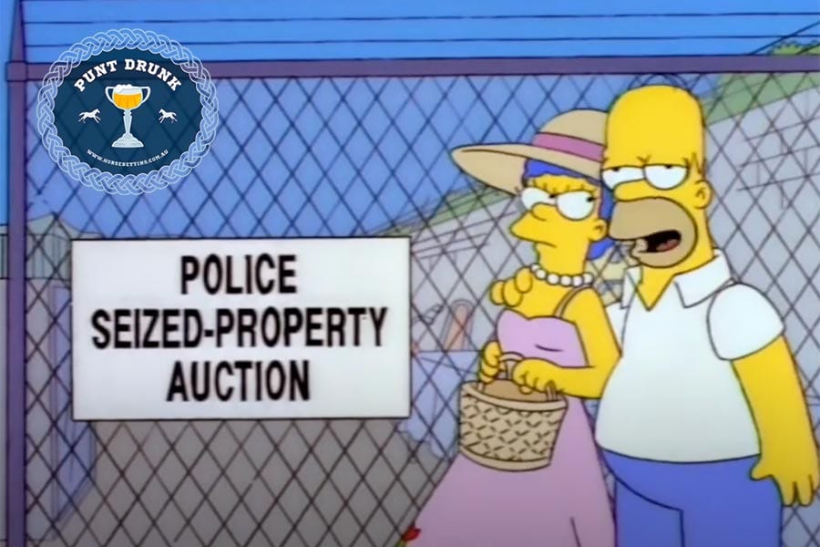 The Simpsons - Police Auction
