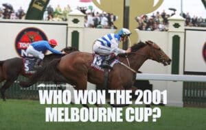 Who won the 2001 Melbourne Cup?