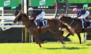 Sheeza Belter launches late to win Sires' Produce Stakes