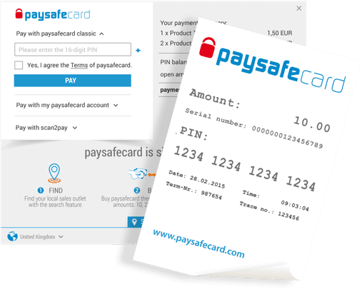 Paysafecard voucher