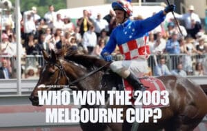 Who won the 2003 Melbourne Cup?