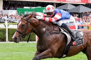 Sejardan flies late to claim Red Anchor Stakes