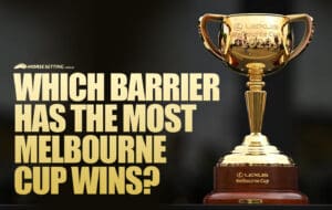 Which barrier has the most Melbourne Cup wins?