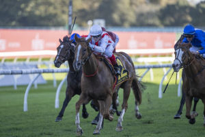 Giga Kick gets well-deserved Group 1 success in All Aged Stakes