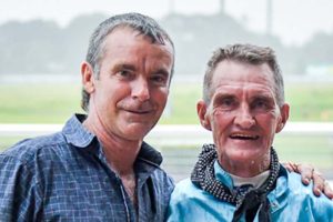 Gary Clarke and jockey Paul Denton