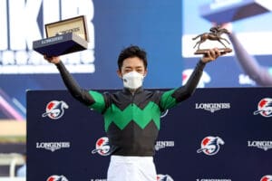 Japan’s “King” relishes competing against the world’s top jockeys