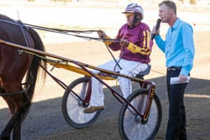 Alice Springs race-caller Dean Jones