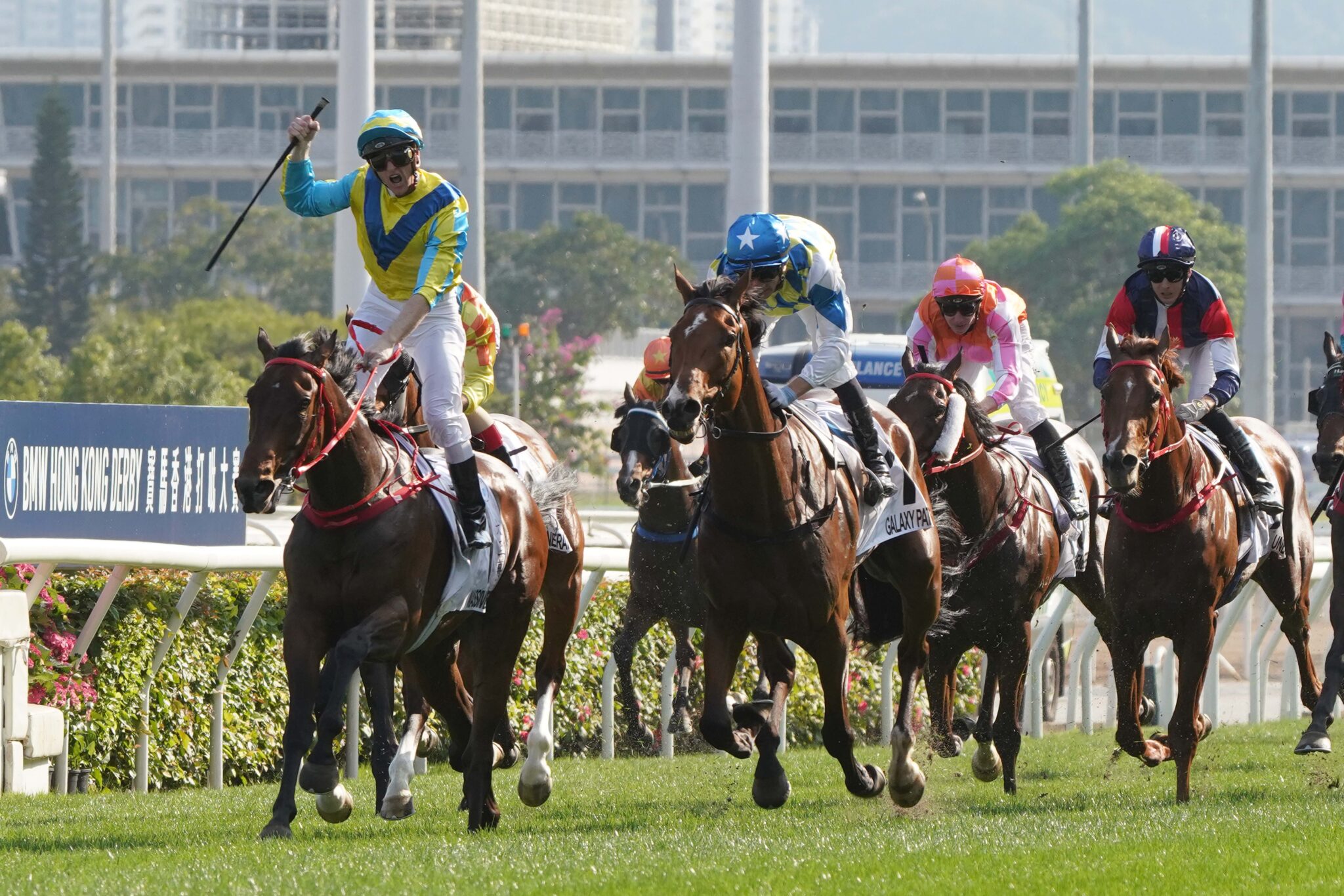 Massive Sovereign winning the Hong Kong Derby